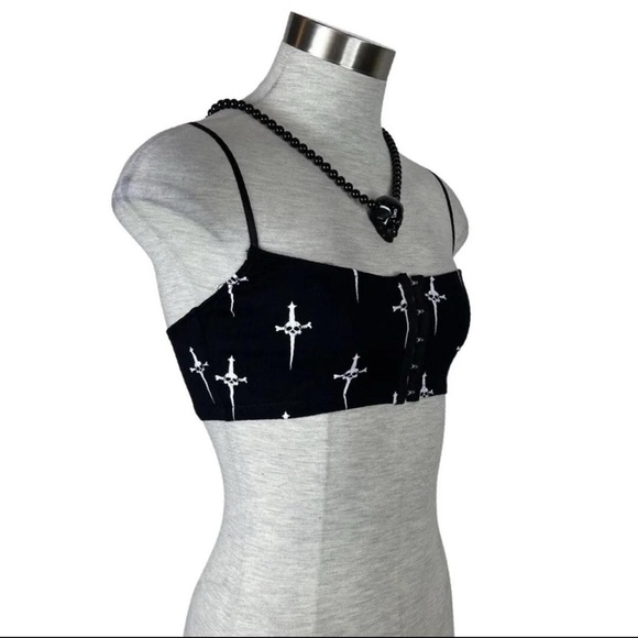 Lip Service Dagger Bra Crop Top - Picture 3 of 4
